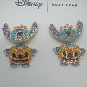 BaubleBar Disney Stitch Pumpkin Dangle Earrings